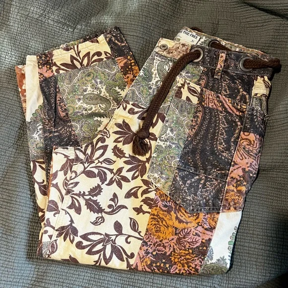 We The Free Patchwork Moxie Barrel Jeans - Picture 6 of 7